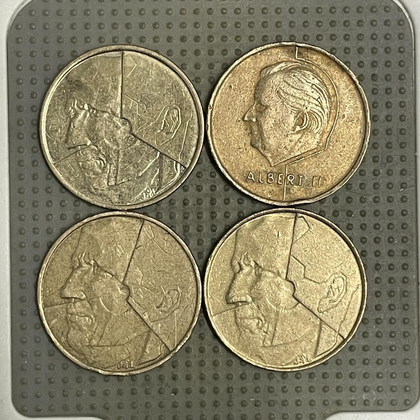 2026年第38场各国散币拍卖（总第188场） 比利时5法郎4枚