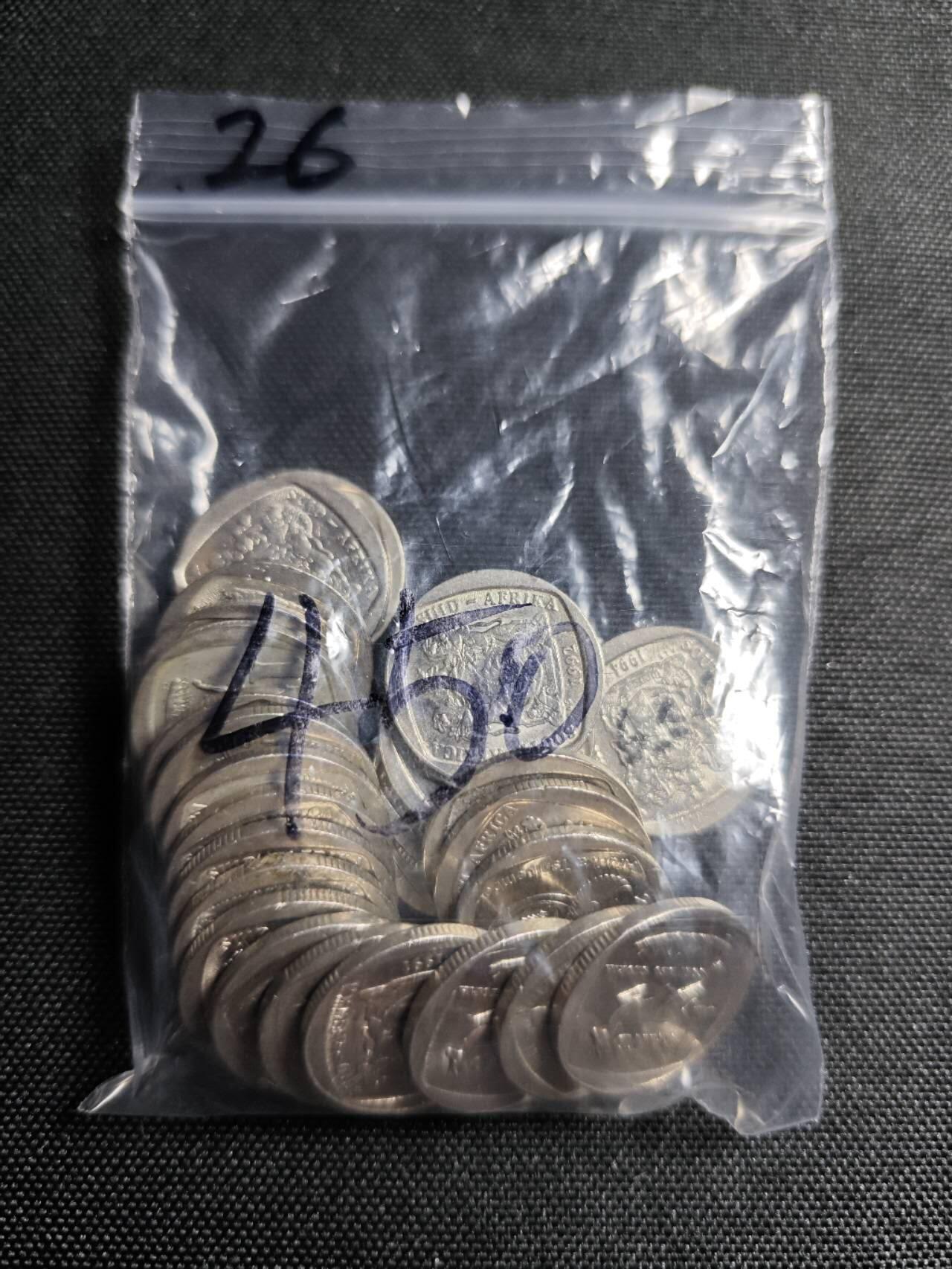 KK钱币收藏小铺   套币专场 2月预留时间 周末发货  南非1兰特26枚一组