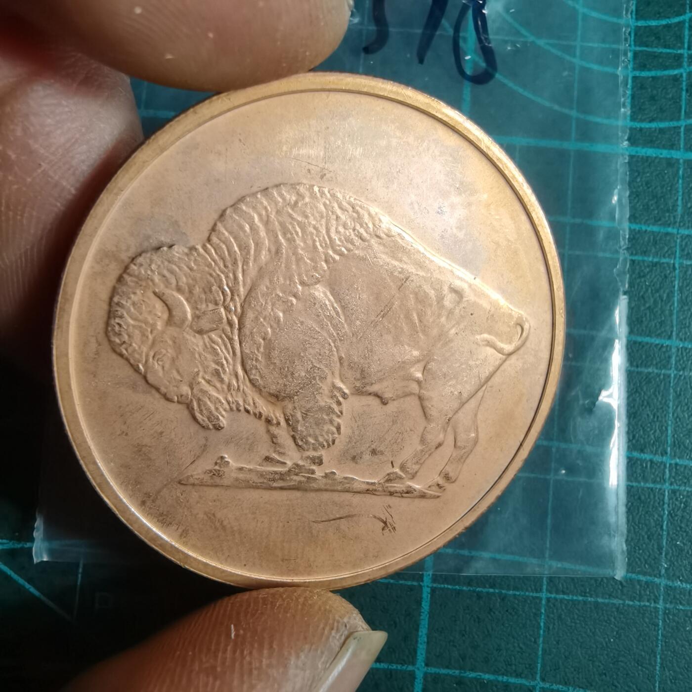 沼泽如烟--第1033场 美国野牛纪念章