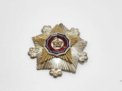 南水社第4次拍卖  - 朝鲜二级国旗勋章 废品品相 注意看图