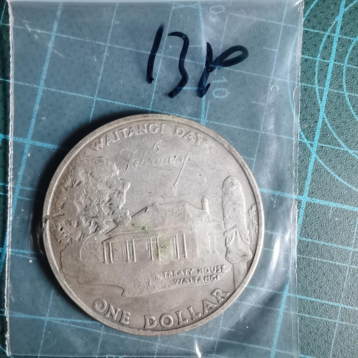 沼泽如烟--第1033场 新西兰1977年一元纪念币