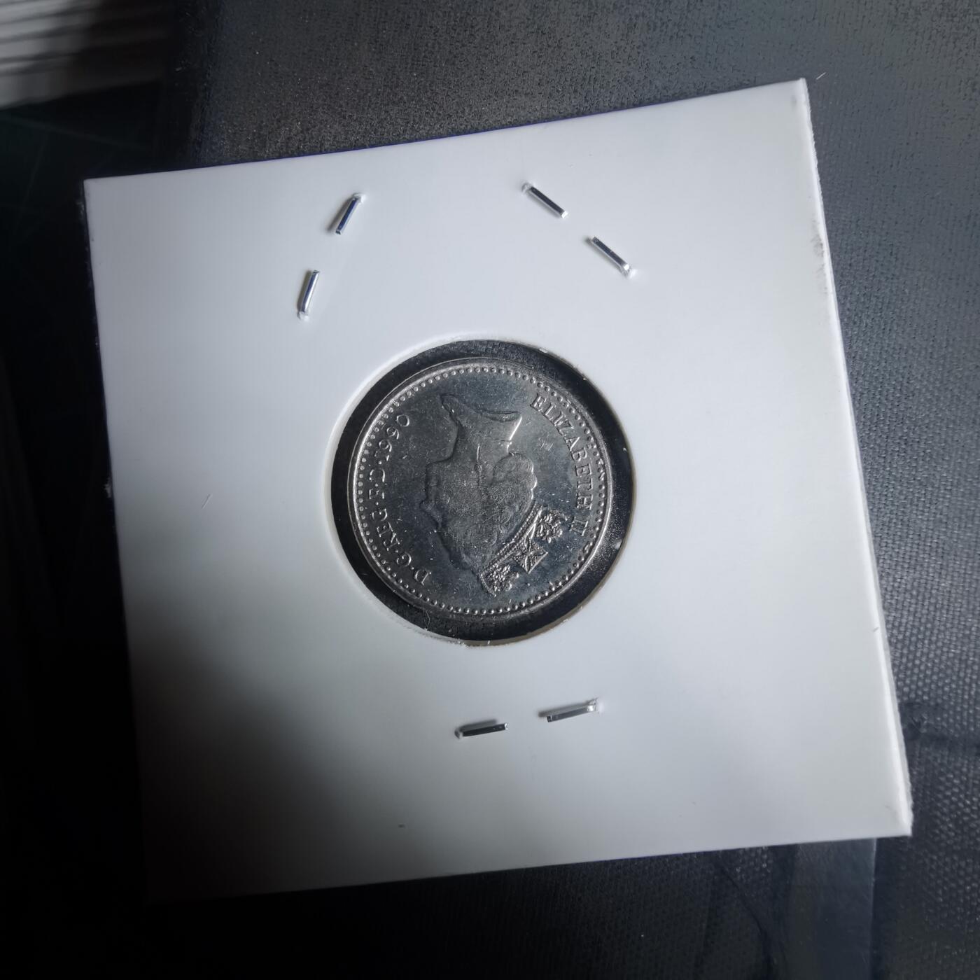 沼泽如烟--第1030场 英国1990年5便士