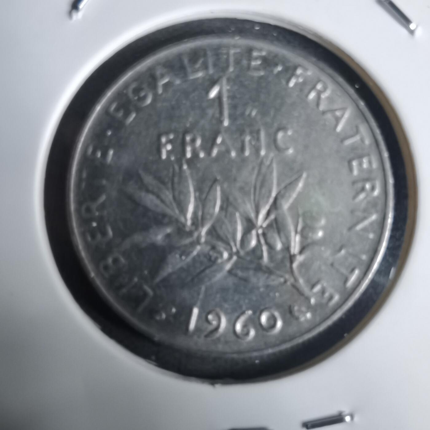 沼泽如烟--第1030场 法国1960年1法郎