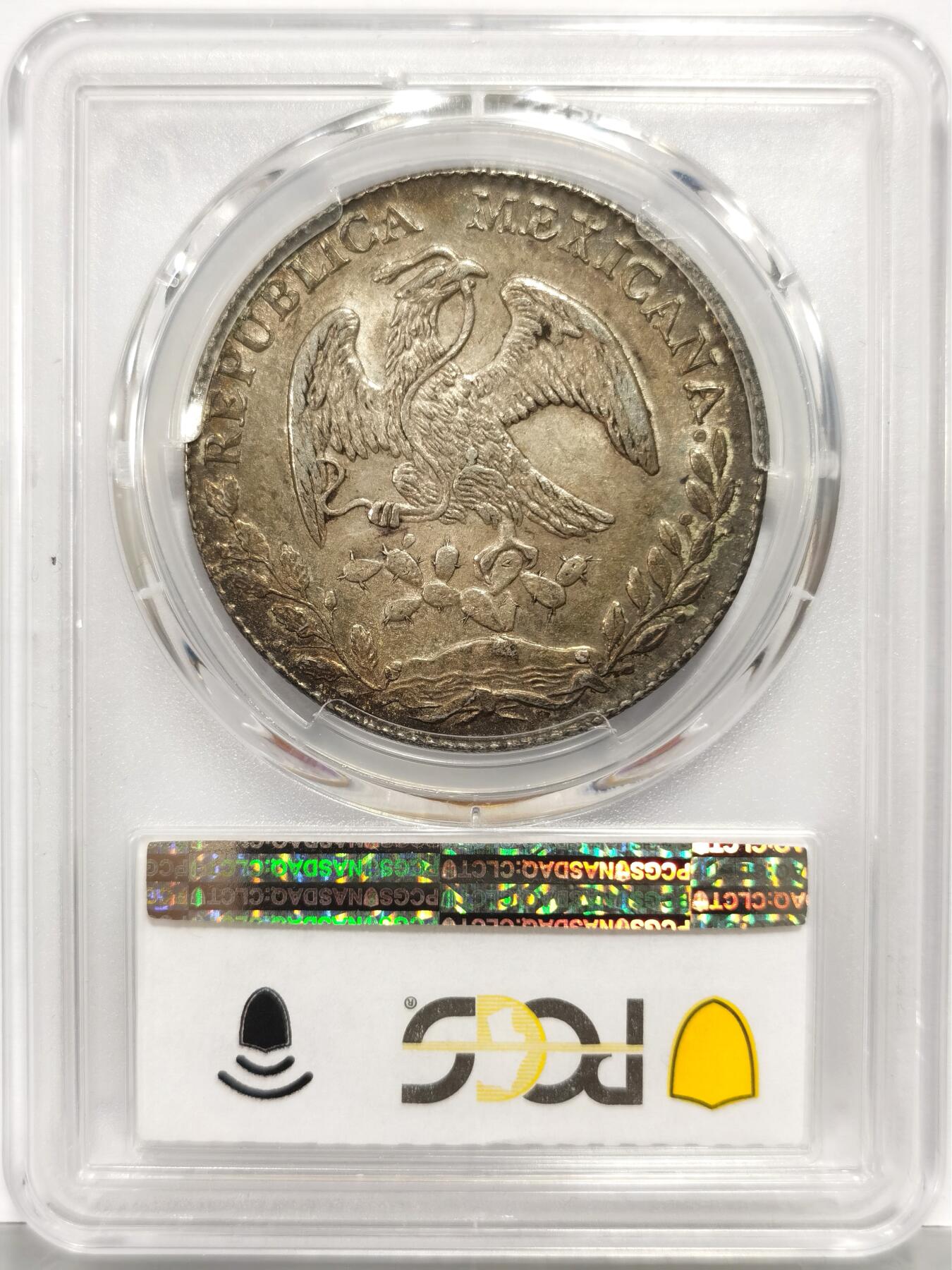 博洋堂“芳菲春韵”3月精品大拍专场暨第166期（全场包邮） PCGS MS63 墨西哥1883DO MC版花边鹰洋 百年老黑彩 所见最美（应是M/J骑字）