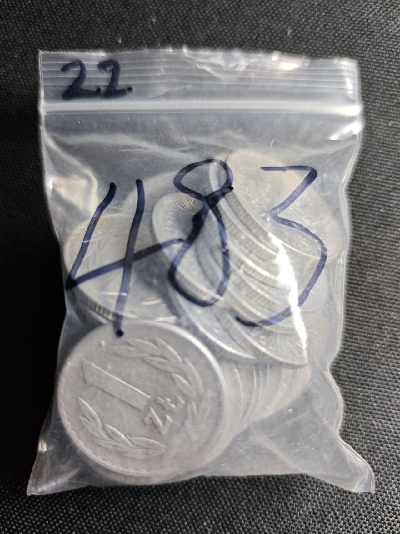 KK钱币收藏小铺   套币专场 2月预留时间 周末发货  波兰1兹罗提一组22枚