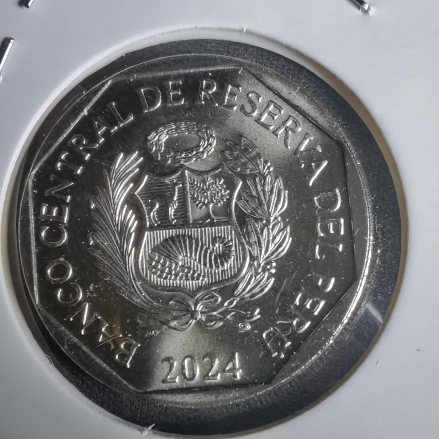 沼泽如烟--第1030场 秘鲁2024年1索尔纪念币