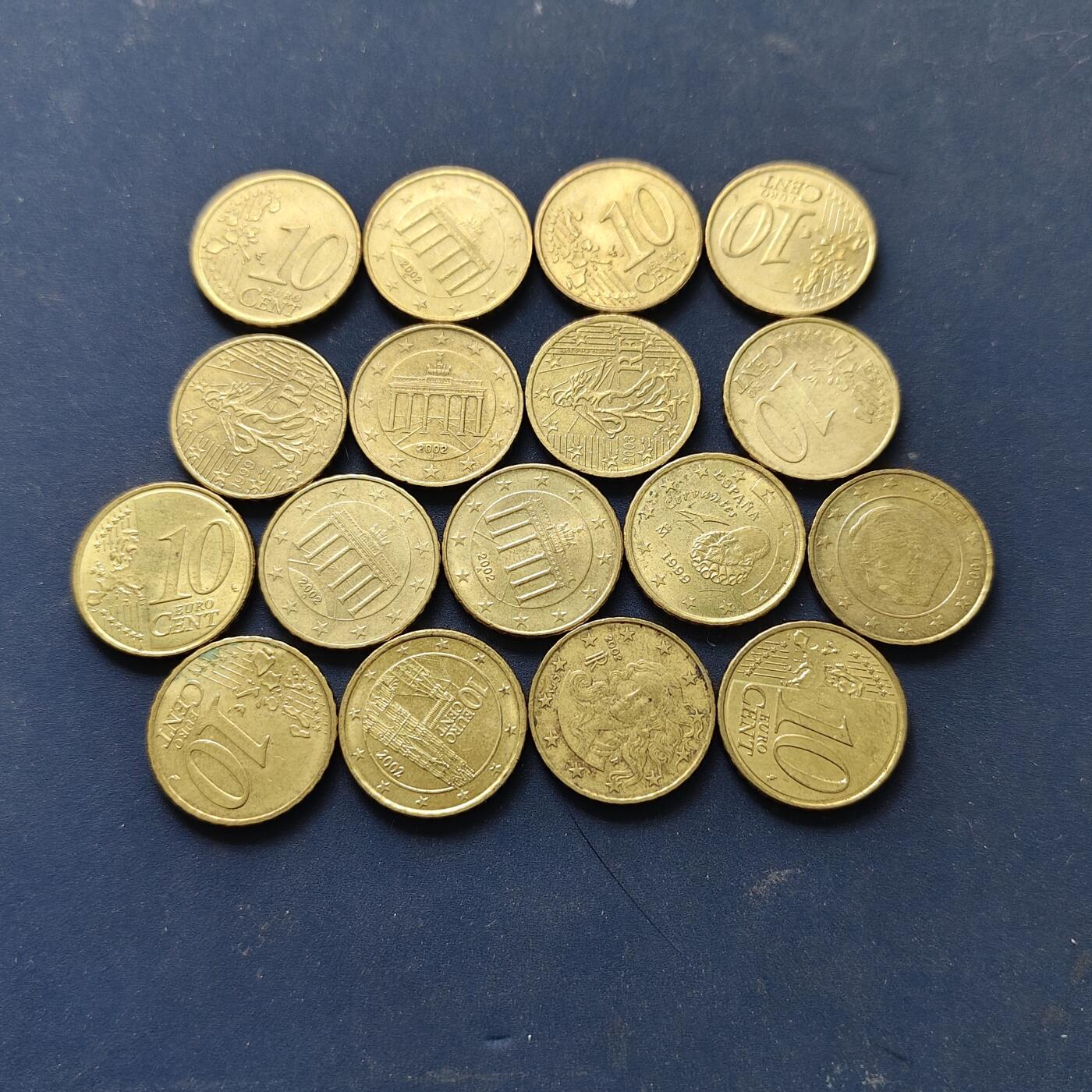 【全场包邮】纯粹捡漏拍514场 欧洲各国各年份10分17枚一组