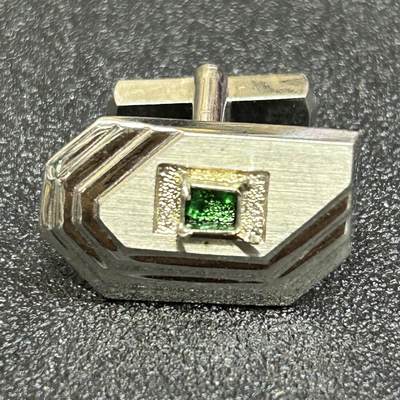 西秦中古拍卖第八十一期  - 海外回流纯银袖扣 有银标 重6.3克