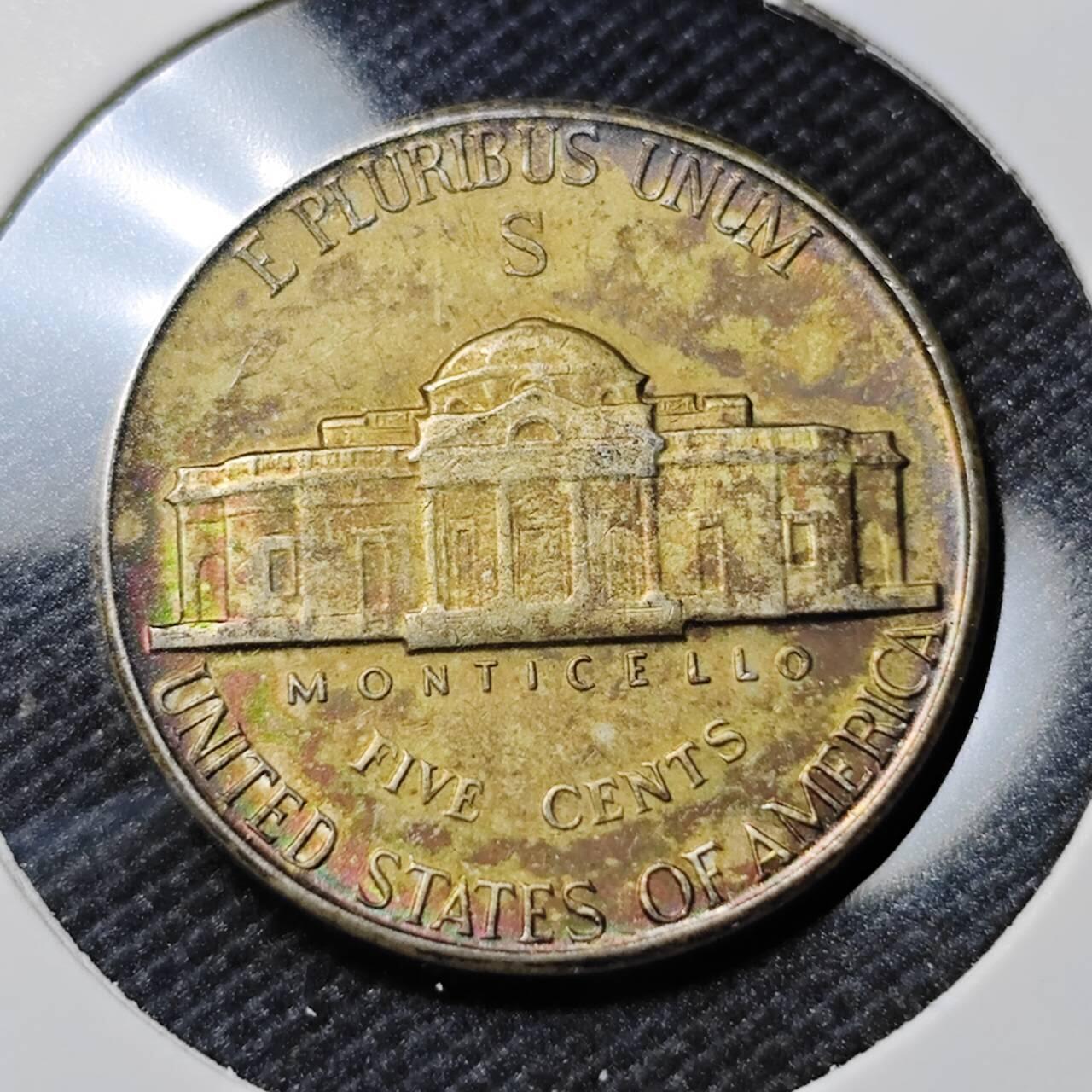 KK钱币收藏小铺   套币专场 2月预留时间 周末发货  1945美国5分银币