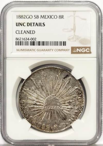博洋堂“芳菲春韵”3月精品大拍专场暨第166期（全场包邮） - NGC UNC 墨西哥1882GO SB版花边鹰洋 原味深打全羽