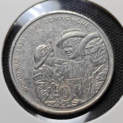 KK钱币收藏小铺  第406期 2月预留时间 周末发货 -  澳大利亚20分纪念币