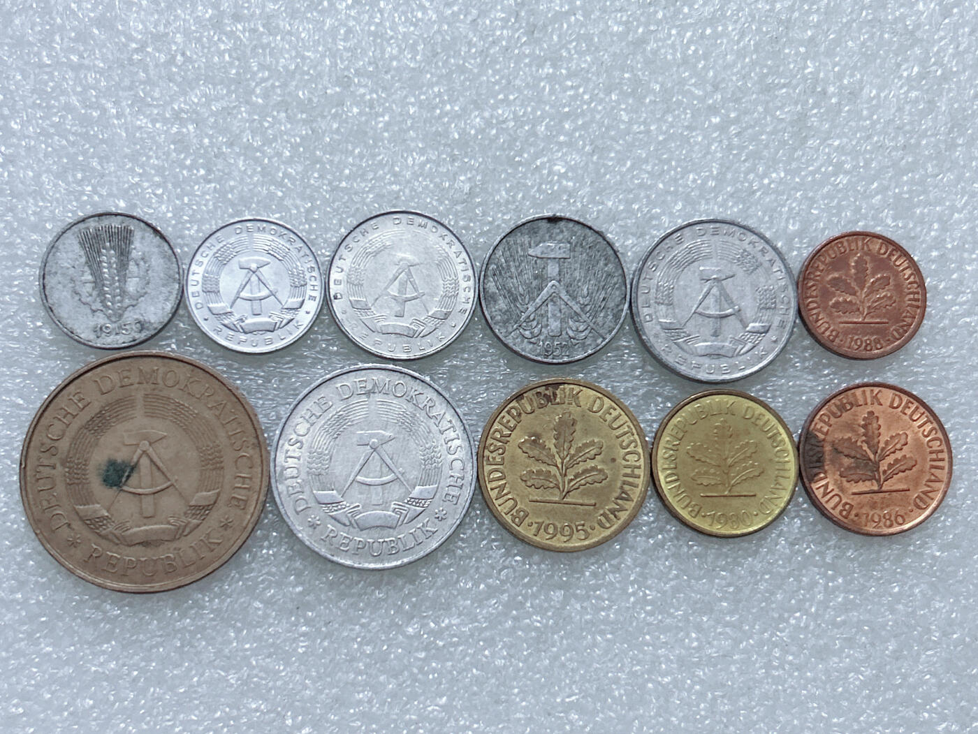 第一海外回流一元起拍收藏 散集专场  第305期 德国硬币 11枚 无重复