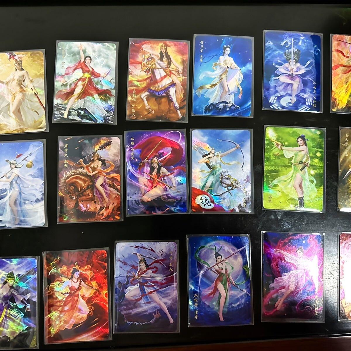 【闫青卡牌】娘山水浒 全套108将 镭射闪卡 全新品相