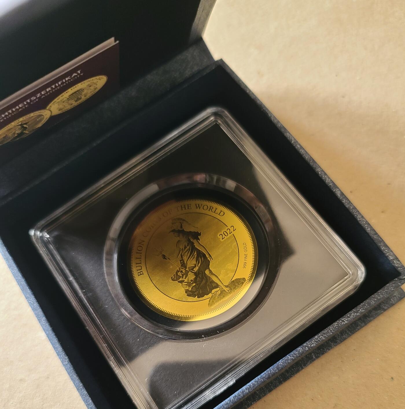 【币将精彩】世界钱币拍卖（2026-4-8） 乍得2022年英国不列颠尼亚1/200盎司金币带证书（后配包装）