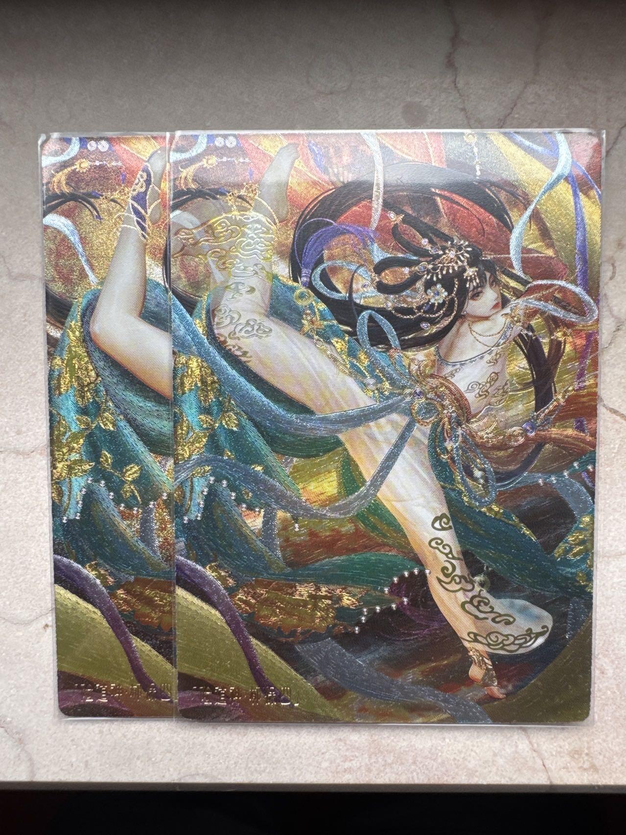 月落卡牌大清仓第7期 异界水浒神姬   卡玩帕克    险道神郁保四    双联粗闪卡两张