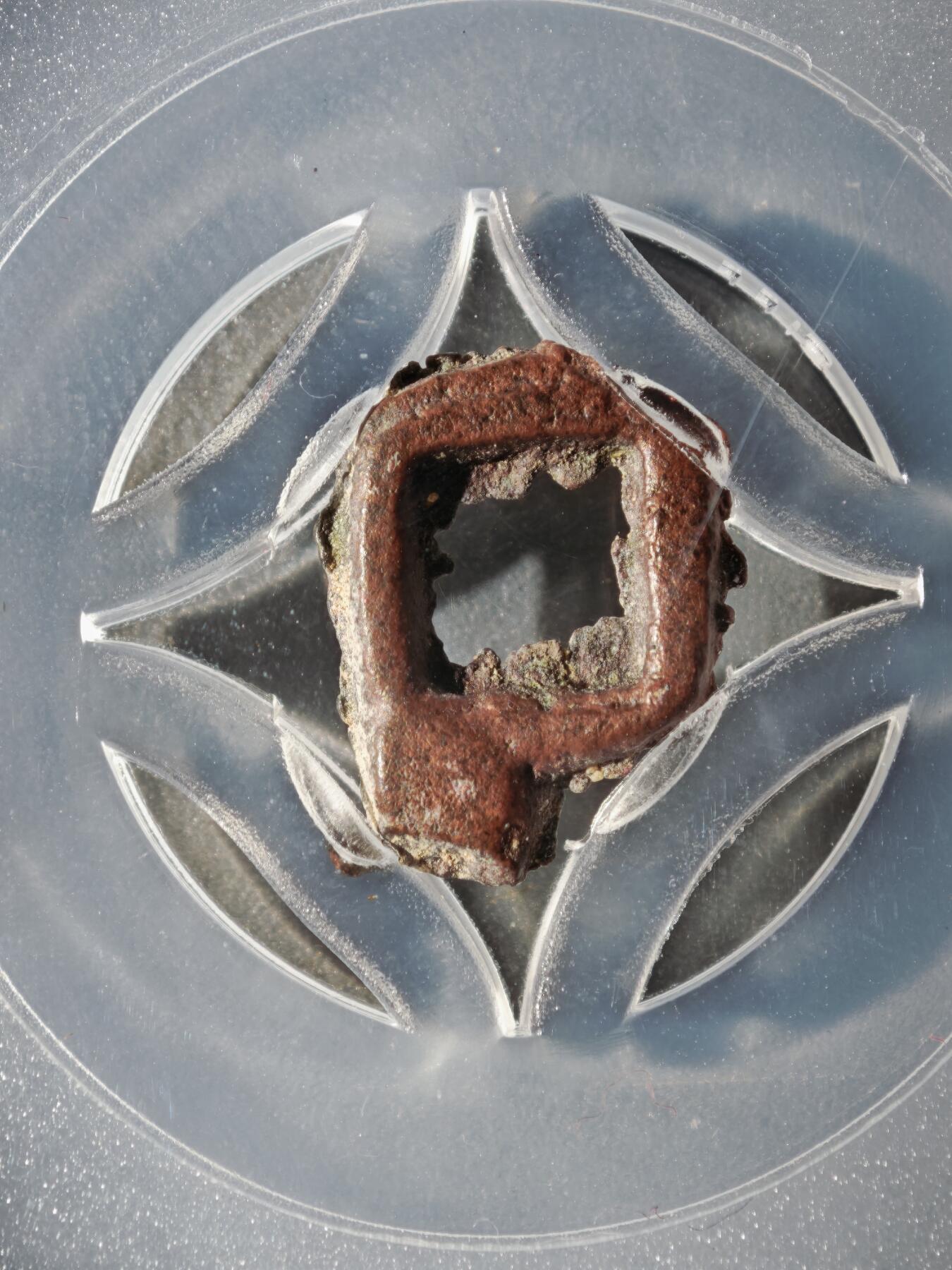 122期新疆红钱粟特钱币丝路钱币专场 龟兹无文小铜钱 佛教供养钱