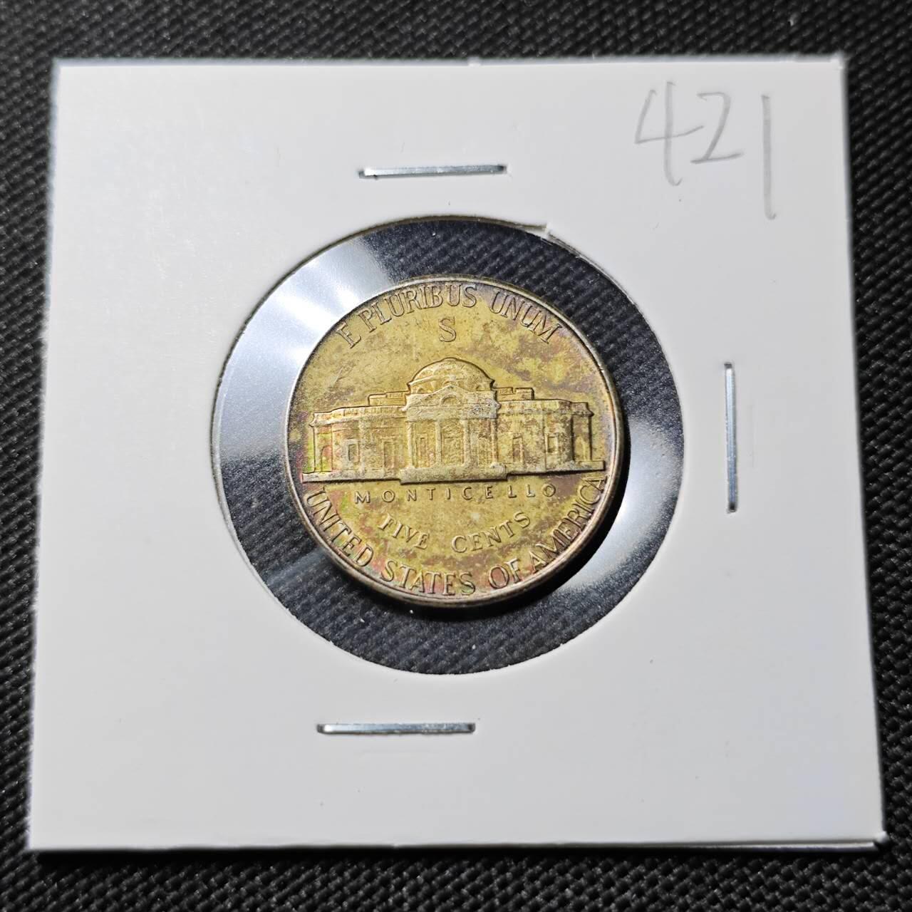 KK钱币收藏小铺   套币专场 2月预留时间 周末发货  1945美国5分银币