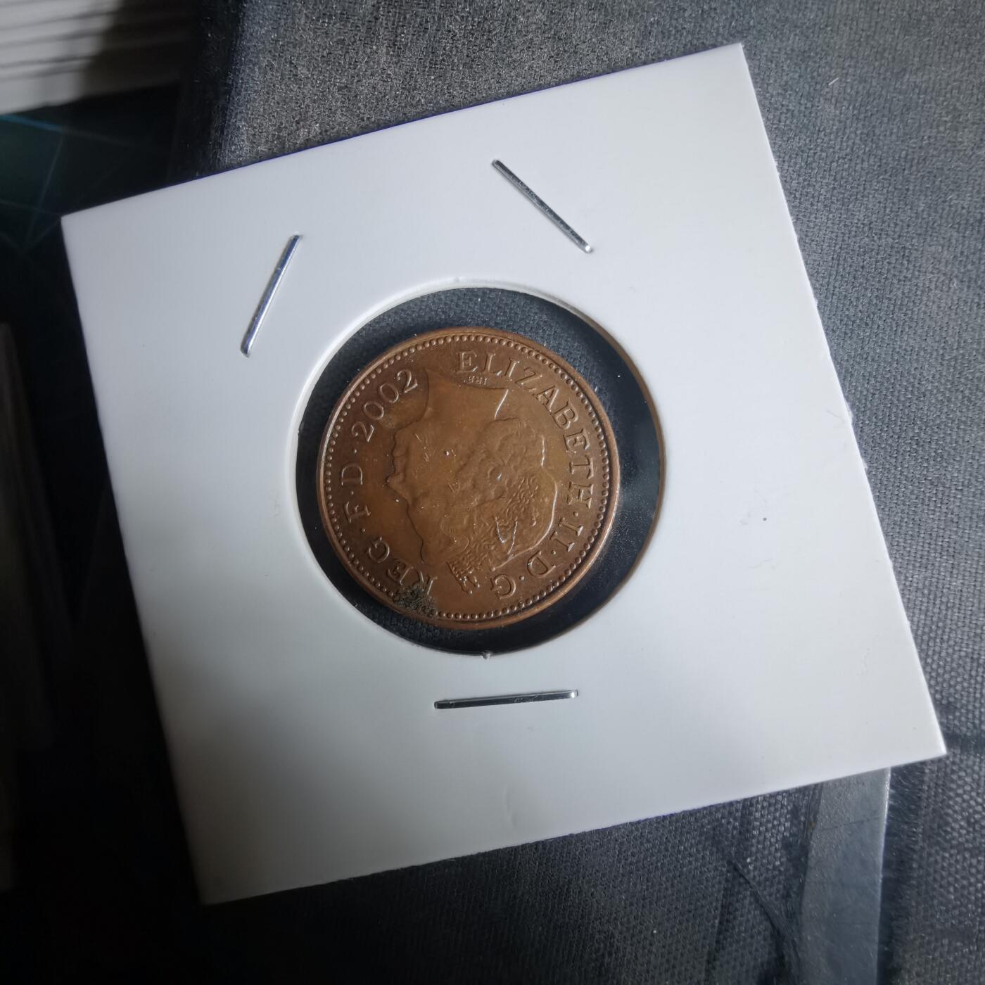 沼泽如烟--第1030场 英国2002年1便士