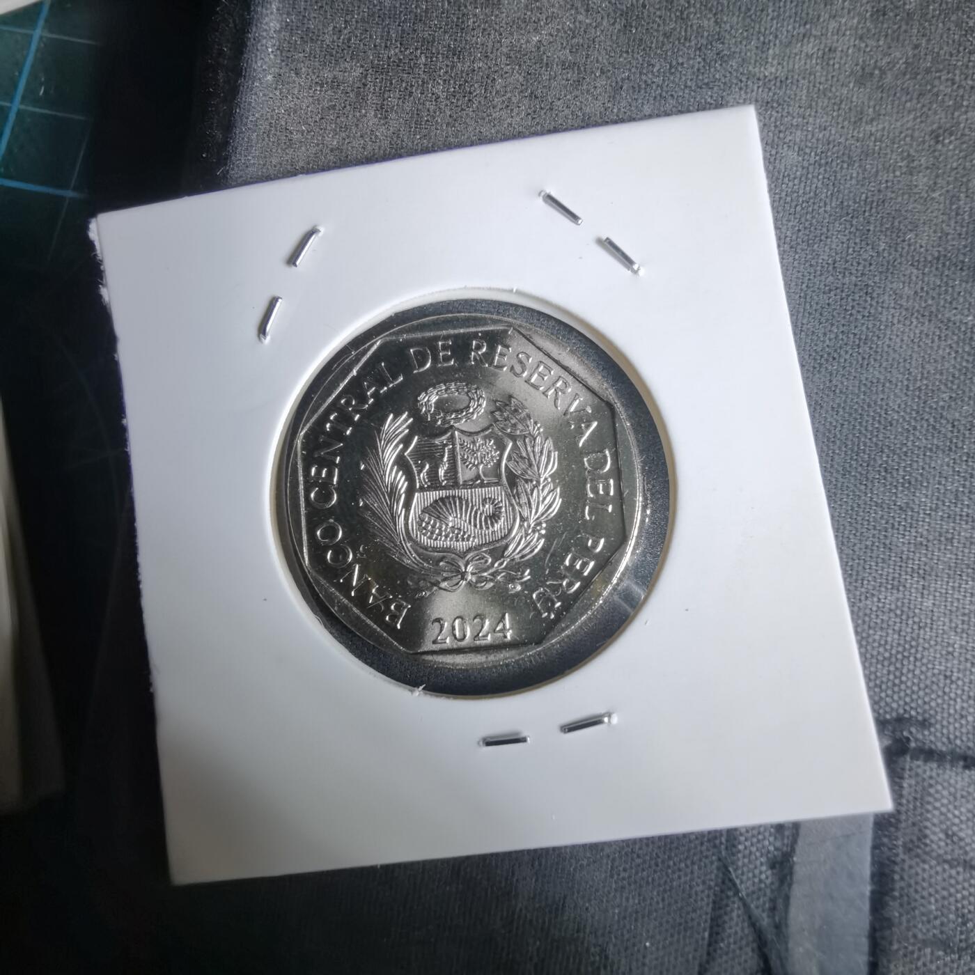 沼泽如烟--第1030场 秘鲁2024年1索尔纪念币