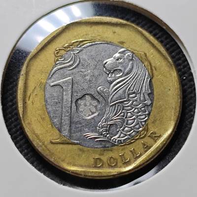 KK钱币收藏小铺  第406期 2月预留时间 周末发货 -  新加坡1元