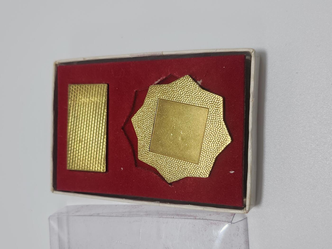 南水社第4次拍卖  苏德友谊协会成立5周年纪念章 完好带盒