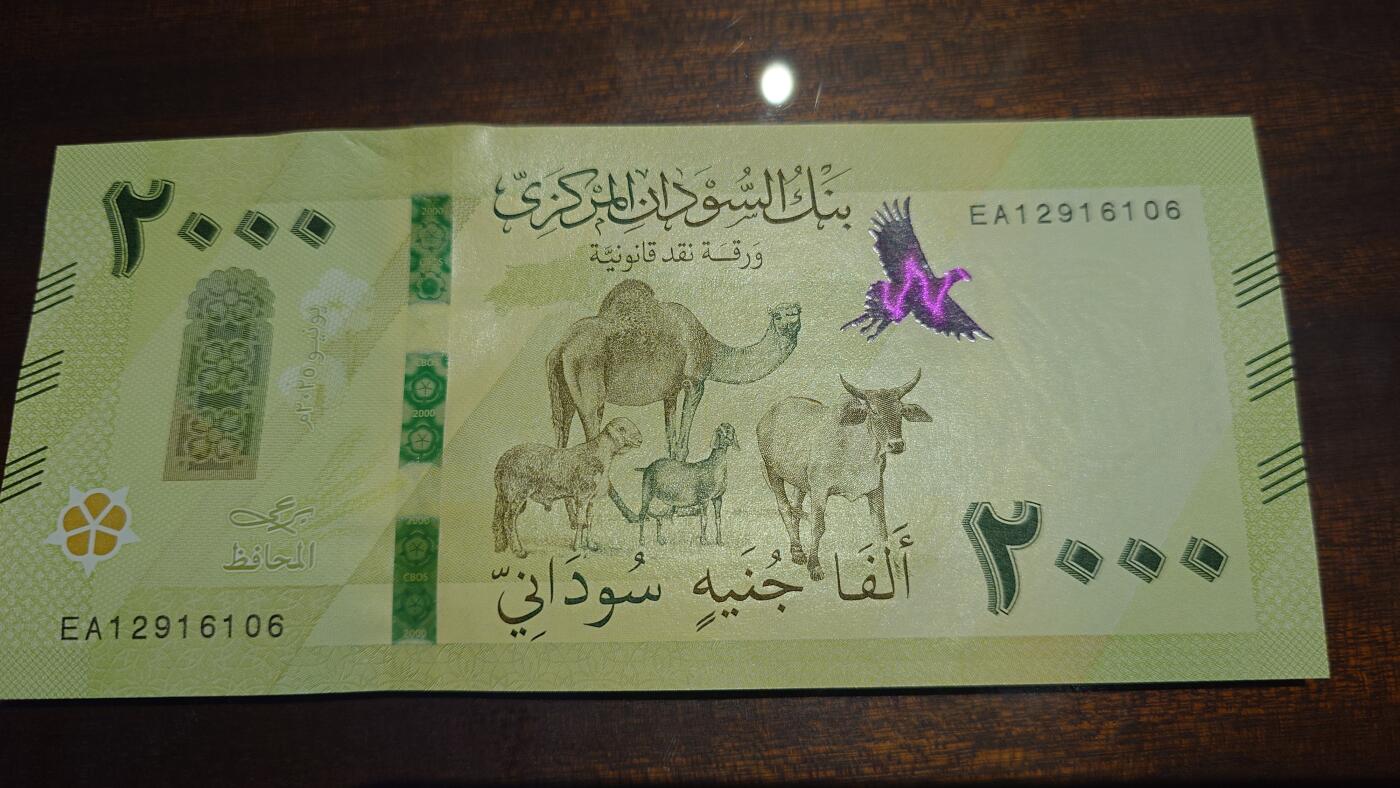 世界钱币～微拍第241期暨2026年第22期  部分新货（群里挑剩）陆续上架 2025年苏丹2000元 全新绝品无47尾号106