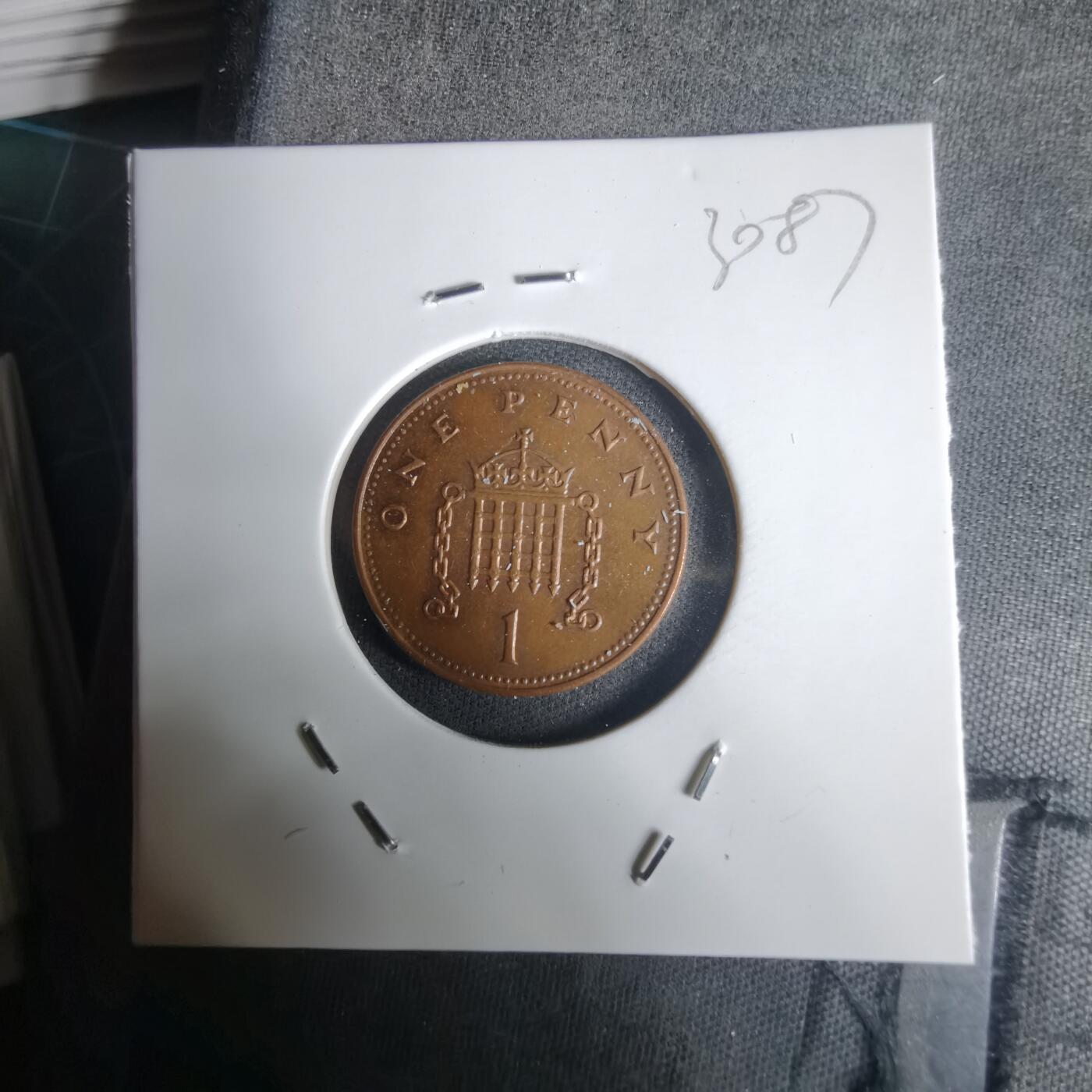 沼泽如烟--第1030场 英国2002年1便士