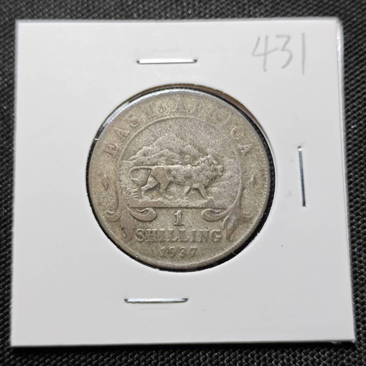 KK钱币收藏小铺   套币专场 2月预留时间 周末发货  英属东非1先令银币