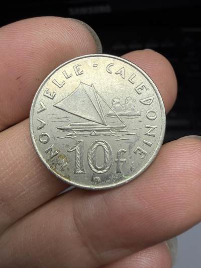 2026年集古藏今外币拍卖第三期-第8场—（总第318拍），可以寄存60天，满160元包邮。 - 1977年新喀里多尼亚10法郎