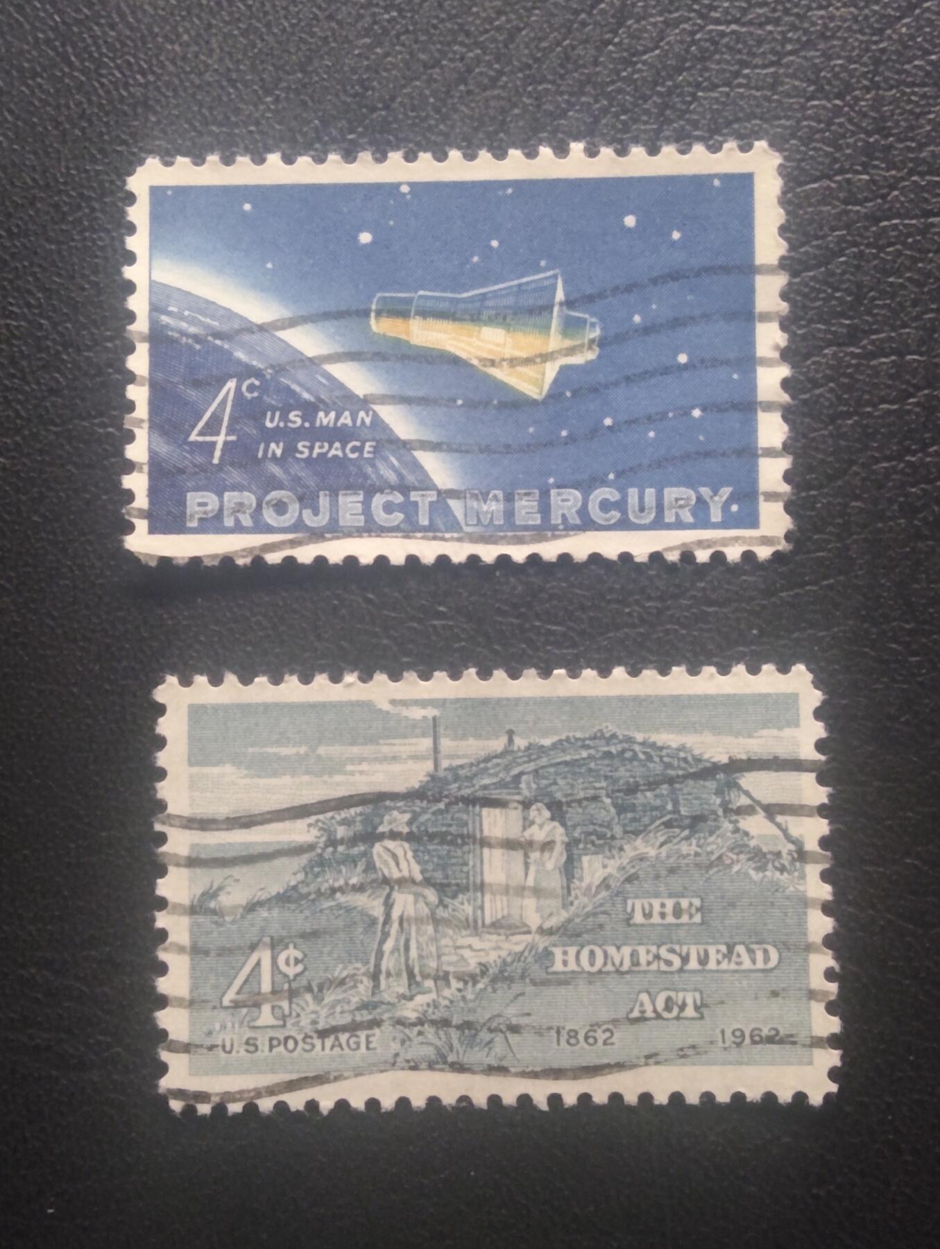 荟藏特别场次第十一期——“邮通万国花纸头”（价格低至0.1元） 美国事件纪念票信销两张