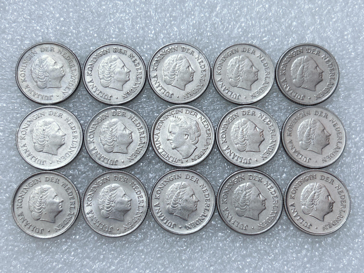 第一海外回流一元起拍收藏 散集专场  第305期 荷兰25分硬币 15枚