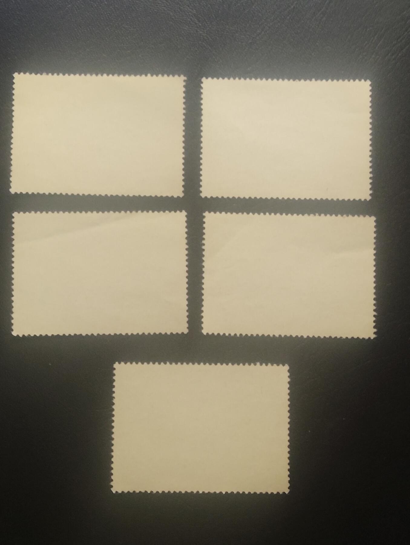 荟藏特别场次第十一期——“邮通万国花纸头”（价格低至0.1元） 赤道几内亚1974年拿破仑套票盖销五张 0.05+0.1+0.15+0.2+0.5埃奎勒