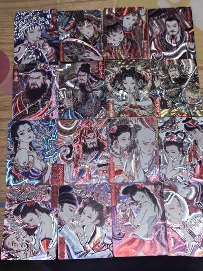 【持续收拍品】-琦卡当当铺～第38期★★~支持寄存★★~【9点40结束】扫码加群抽[包邮券]~ - 炎卡文化燎原彫仙手绘典藏卡16张大全套折光版本稀有品