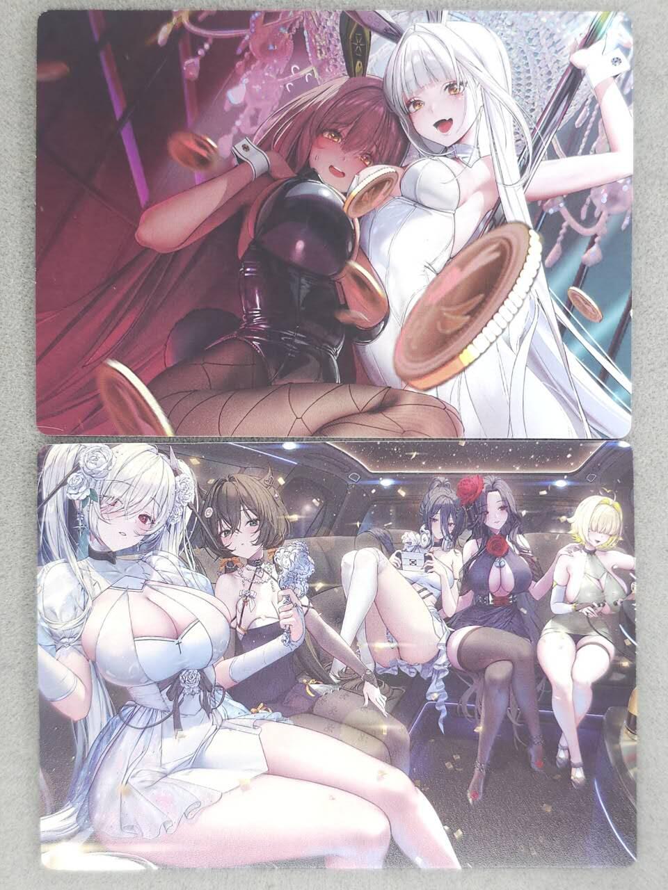 龙虎卡牌-八零场，奇点炸场！！（满200元包邮，无佣金，每周六结拍，欢迎送拍） 粗闪2张 奇点 胜利女神 - 布兰儿&礼服合集