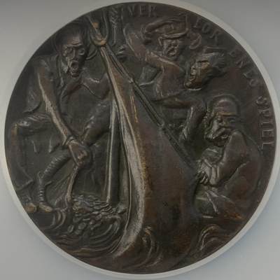 掌中浮雕-藏着的欧洲第056场 - NGC MS63 : 1917年教皇本笃十五世的和平提议纪念铜章，58mm，大师卡尔哥茨作品 ，哥茨目录：193#