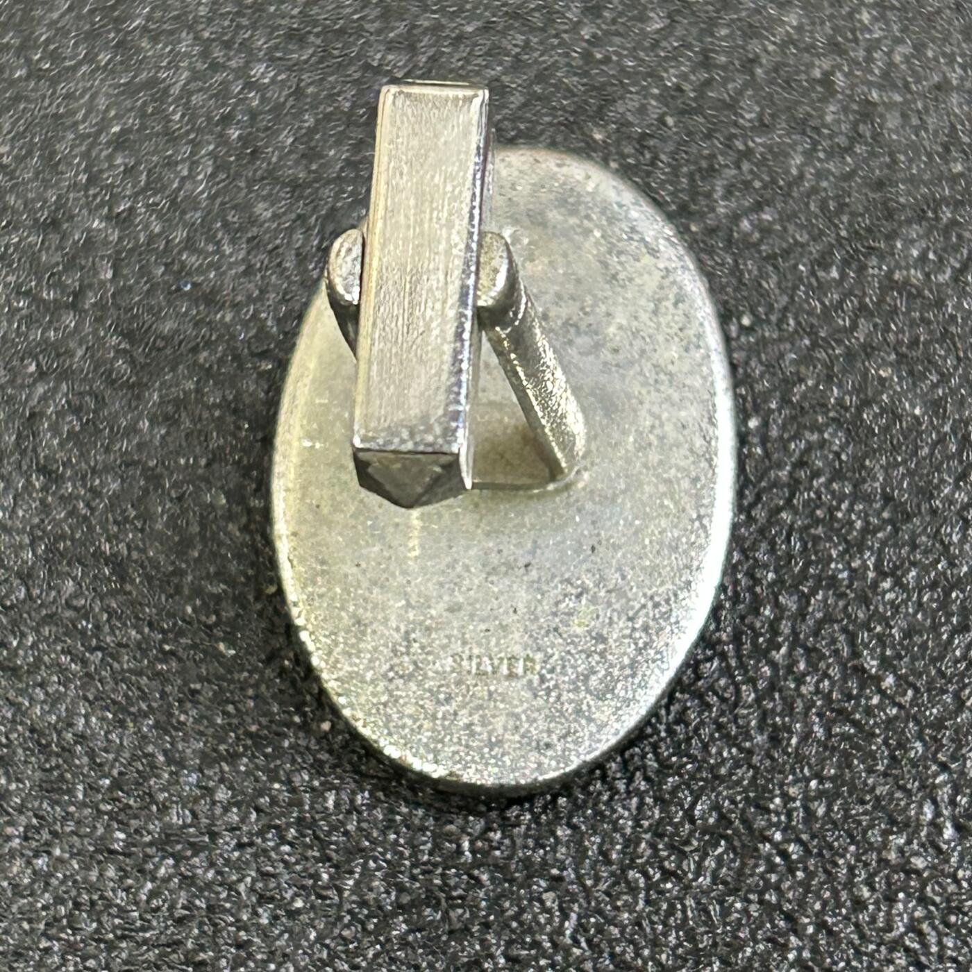 西秦中古拍卖第八十一期  海外回流纯银袖扣 有银标 重6.3克