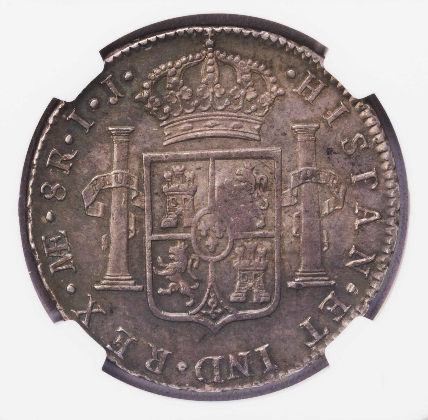 NGC-MS62 1797英国银行加盖unc戳记 极品