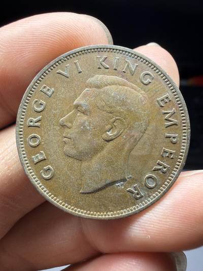 2026年集古藏今外币拍卖第三期-第8场—（总第318拍），可以寄存60天，满160元包邮。 - 1947年新西兰1便士