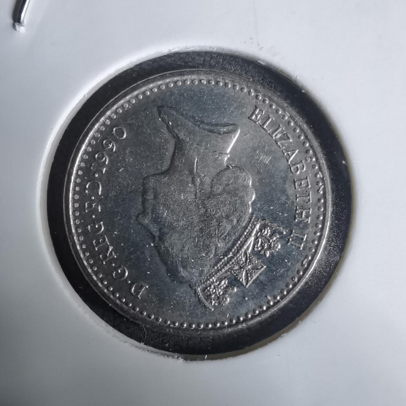 沼泽如烟--第1030场 英国1990年5便士