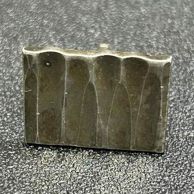 西秦中古拍卖第八十一期  - 海外回流纯银袖扣 有银标 重6.3克