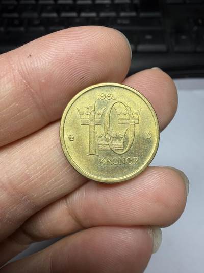 2026年集古藏今外币拍卖第三期-第8场—（总第318拍），可以寄存60天，满160元包邮。 - 1991年瑞典10克朗