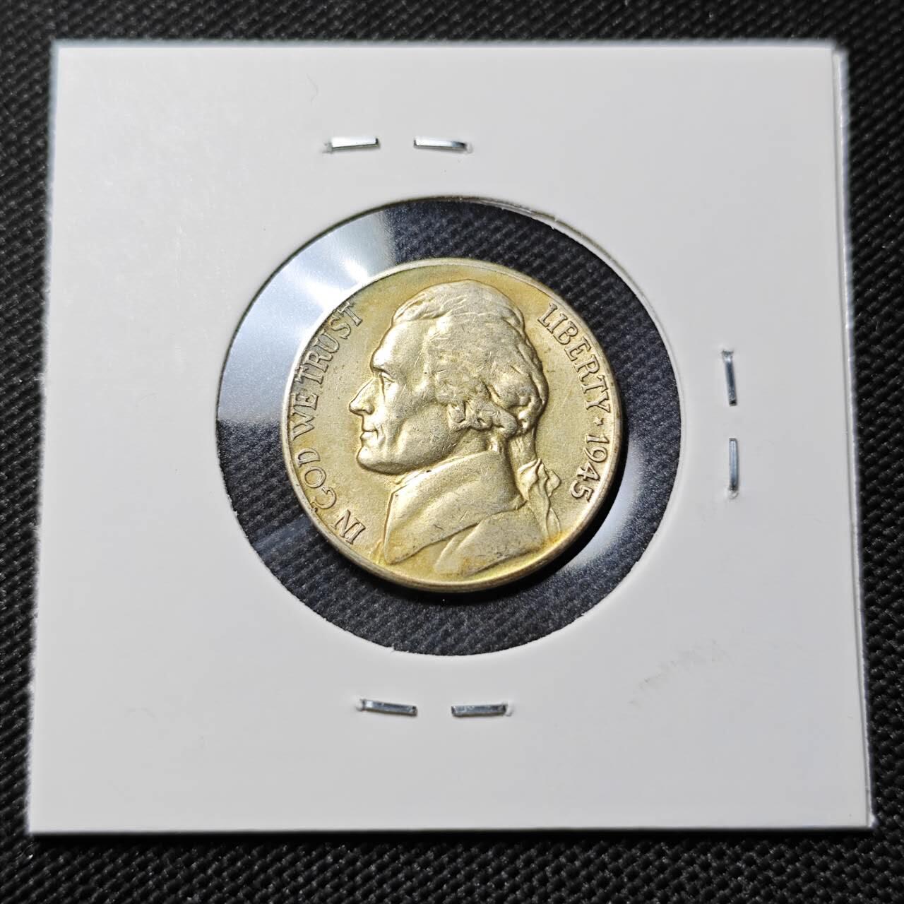 KK钱币收藏小铺   套币专场 2月预留时间 周末发货  1945美国5分银币