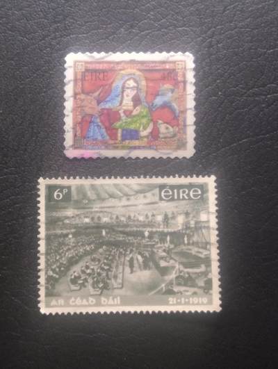 荟藏特别场次第十一期——“邮通万国花纸头”（价格低至0.1元） - 爱尔兰纪念票信销两张