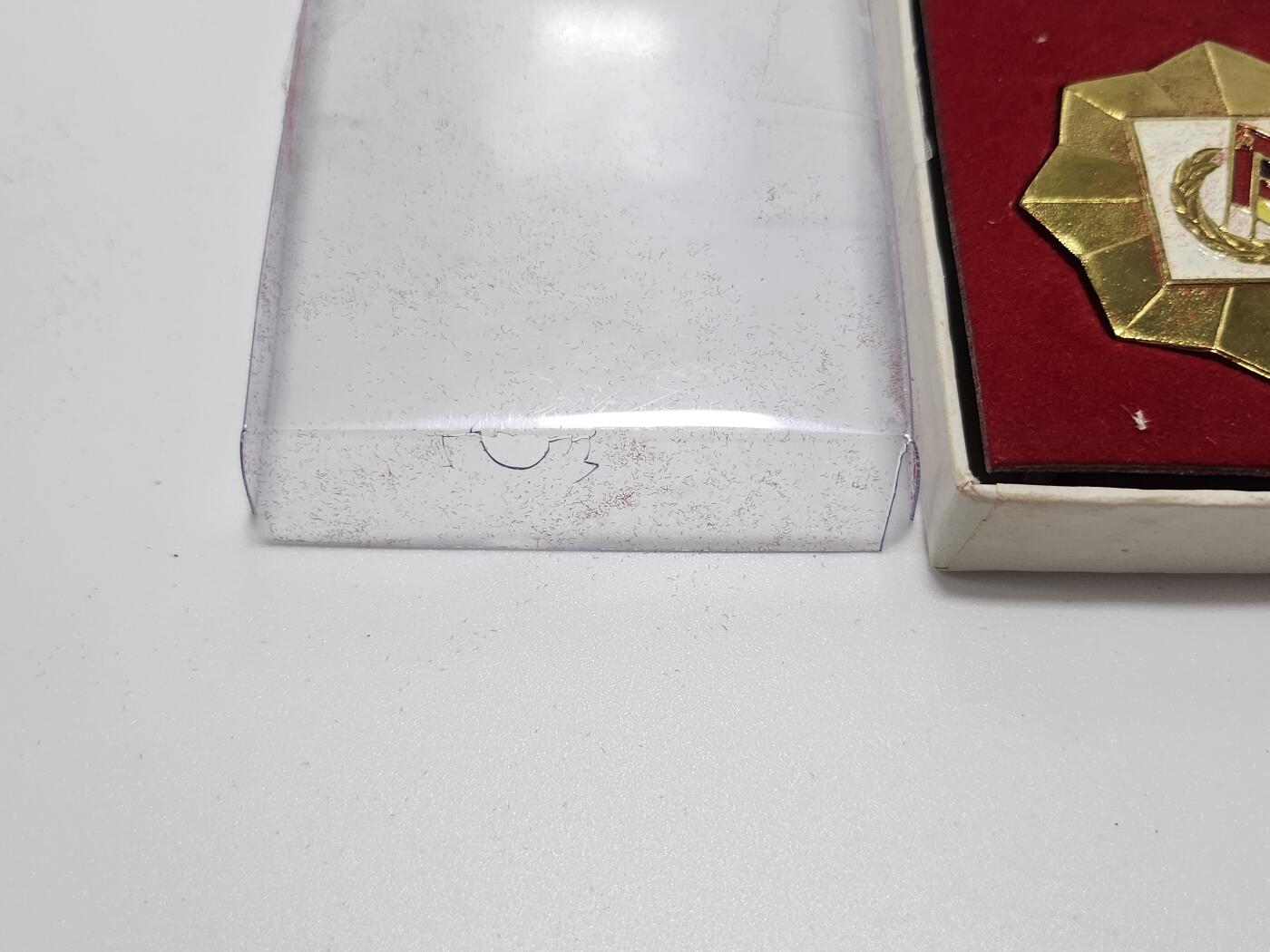 南水社第4次拍卖  苏德友谊协会成立5周年纪念章 完好带盒