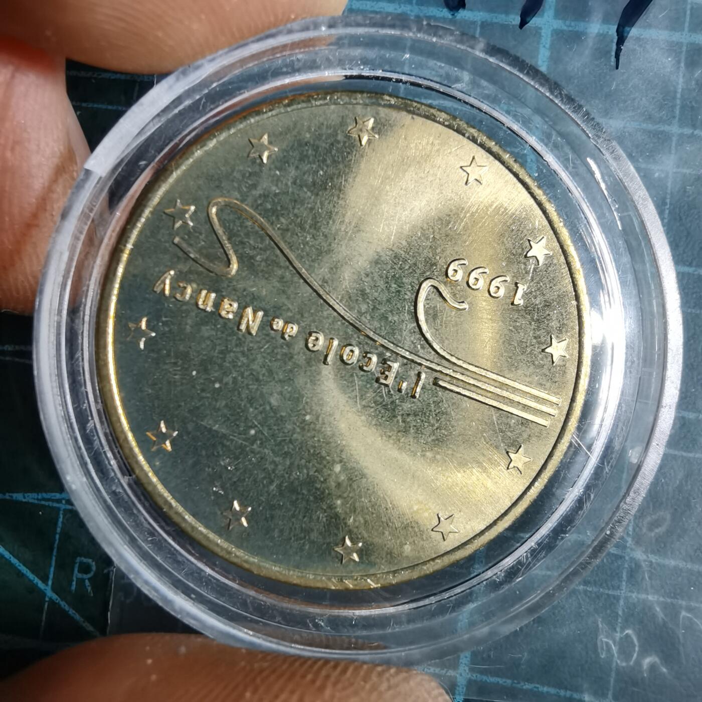 沼泽如烟--第1033场 法国南锡（Nancy）发行的1欧元地方纪念代币（Euro de Nancy）