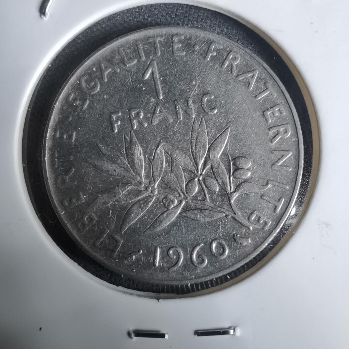 沼泽如烟--第1030场 法国1960年1法郎