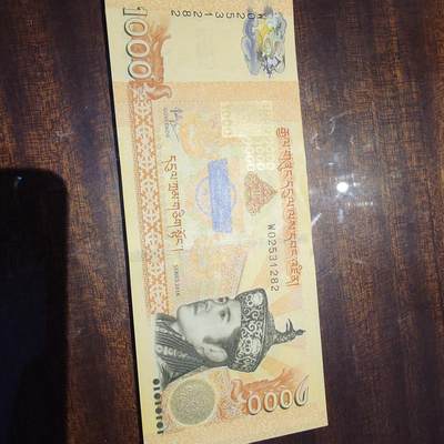 世界钱币～微拍第241期暨2026年第22期  部分新货（群里挑剩）陆续上架 - 2016年不丹1000元 小王子纪念钞 全新绝品无47尾号282