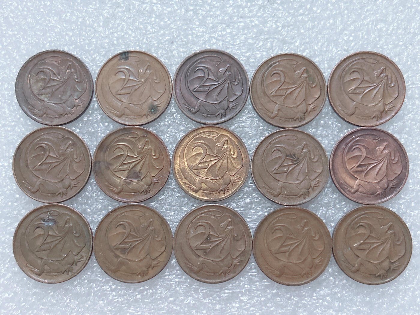 第一海外回流一元起拍收藏 散集专场  第305期 澳大利亚2分硬币 15枚