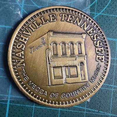 沼泽如烟--第1033场 - 美国田纳西州纳什维尔Tootsie's Orchid Lounge（图茨兰花酒廊）主题纪念币，并非流通货币，属于旅游纪念章