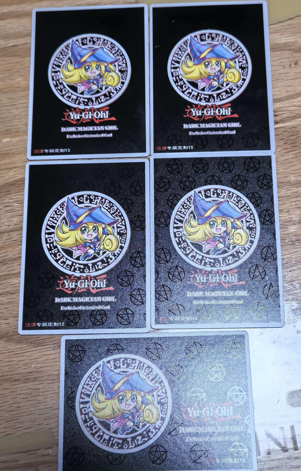 牌易阁 第一期（持续收拍，送拍联系我哦） 奇点最新一弹专属定制游戏王黑魔女5种形态粗闪裸卡